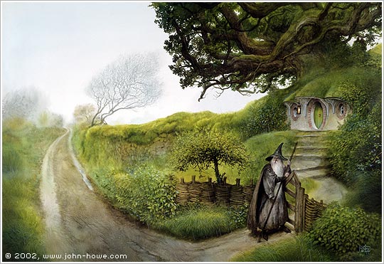 Gandalf returns to Hobbiton